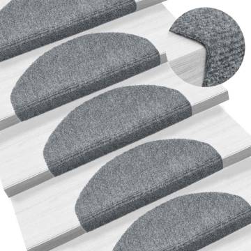 Stair Mats Self-adhesive | 20 pcs Light Grey | Safe & Stylish