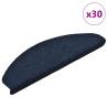 Stair Mats Self-adhesive 30 pcs Navy - Non-slip & Durable