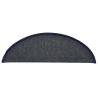 Stair Mats 30 pcs Dark Grey & Blue - Slip Resistant Comfort