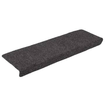 Self-Adhesive Stair Mats - 30 Pcs Anthracite | Hipo Market