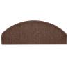 Stair Mats 30 Pcs Brown - Non-Slip & Washable | HipoMarket