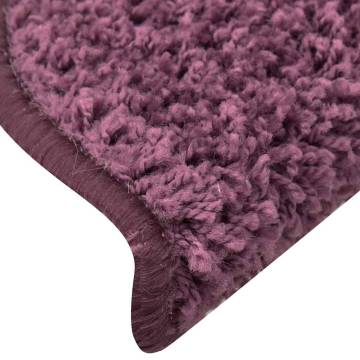 Stair Mats 30 pcs Dark Purple - Non-Slip & Stylish Decor