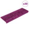  Stair Mats 30 pcs 65x21x4 cm Violet Colour violet Size 65 x 21 x 4 cm Quantity in Package 30 