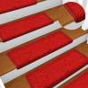 Stair Mats 30 Pcs Red - Non-Slip & Washable - Hipomarket UK