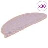  Stair Mats Self-adhesive Sisal-Look 30 pcs 56x17x3 cm Red Colour pink Size 56 x 17 x 3 cm Quantity in Package 30 