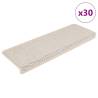  Stair Mats Self-adhesive Sisal-Look 30 pcs 65x21x4 cm Cream Colour cream Quantity in Package 30 