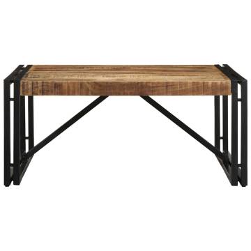 Solid Mango Wood Coffee Table 80x80x35 cm | Hipomarket