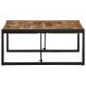 Solid Mango Wood Coffee Table 80x80x35 cm | Hipomarket