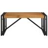 Coffee Table 80x80 cm Solid Acacia Wood - Durable Design