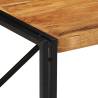 Coffee Table 80x80 cm Solid Acacia Wood - Durable Design