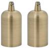 Bronze E27 Lamp Holders - 2 pcs | Stylish & Durable