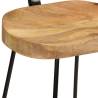 Buy Bar Stools 2 pcs - Solid Mango Wood - Stylish and Durable