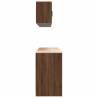 Garage Cabinets 6 pcs Brown Oak Engineered Wood | HipoMarket