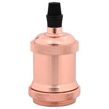 Lamp Holders 2 pcs Rose Gold E27 - Stylish & Durable Design