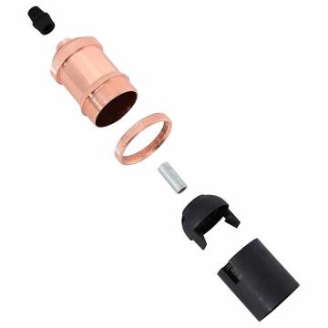 Lamp Holders 2 pcs Rose Gold E27 - Stylish & Durable Design