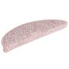 Stair Mats 30 pcs Light Pink - Soft & Non-Slip - 56x17x3 cm