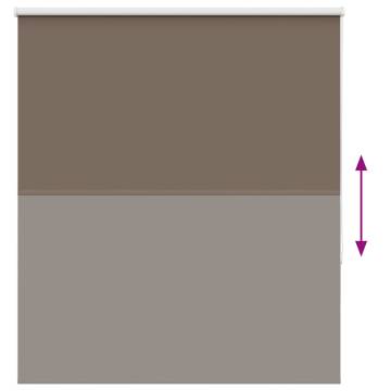 Roller Blind Blackout Coffee 120x150 cm - Durable & Versatile