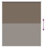 Roller Blind Blackout Coffee 120x150 cm - Durable & Versatile