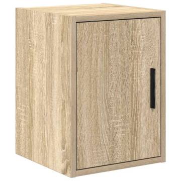 Garage Cabinets 2 pcs Sonoma Oak Engineered Wood - HipoMarket