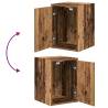 Garage Cabinets 2 pcs - Old Wood | Durable & Spacious