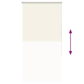 Roller Blind Blackout Off White 75x130 cm - Hipomarket UK