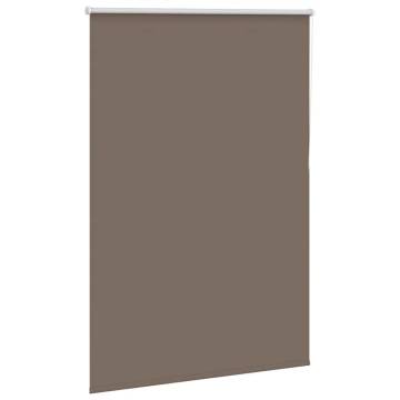 Roller Blind Blackout Coffee 110x150 cm - Durable & Stylish