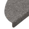 Stair Mats Self-adhesive 20 pcs Grey - Safe & Stylish | Hipo Market