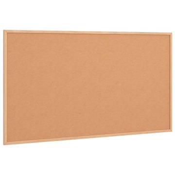 Cork Board with Solid Pine Wood Frame 100x55 cm | HipoMarket