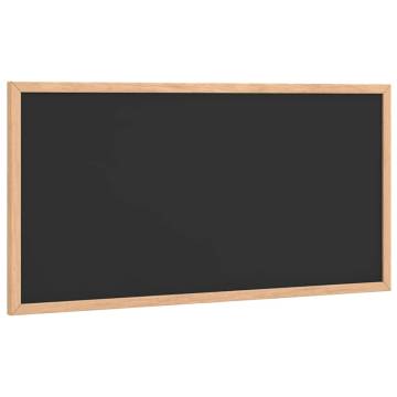 Chalkboard with Solid Pine Wood Frame - 60x30 cm | HipoMarket