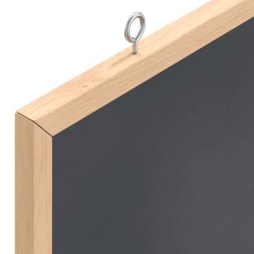 Chalkboard with Solid Pine Wood Frame - 60x30 cm | HipoMarket