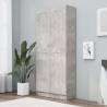 Book Cabinet Concrete Grey 82.5x30.5x185.5 cm Engineered Wood Colour concrete grey Quantity in Package 1 Height 185.5 cm 