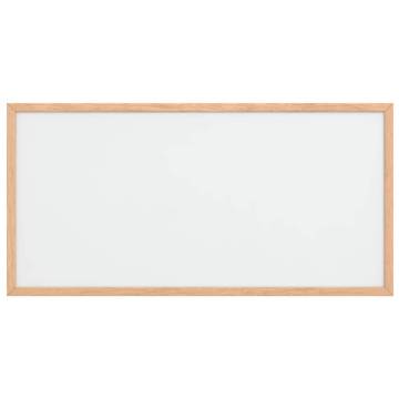 Magnetic Whiteboard with Solid Pine Frame - 60x30 cm