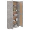 Book Cabinet Concrete Grey - Stylish & Functional Storage Solution