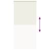 Roller Blind Blackout Off White 105x230 cm - HipoMarket