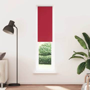 Red Blackout Roller Blind 55x210 cm - Durable & Stylish Curtains