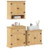 3 Piece Bathroom Furniture Set | Solid Pine | Hipomarket UK