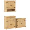 3 Piece Bathroom Furniture Set | Solid Pine | Hipomarket UK