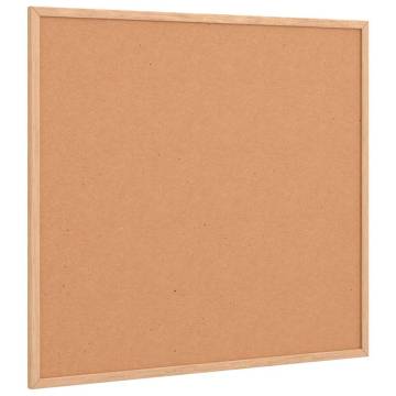 Cork Board with Solid Pine Frame - 60x55 cm | HipoMarket