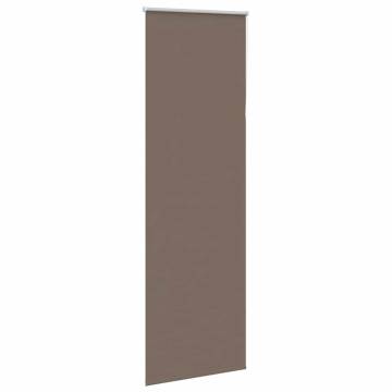 Roller Blind Blackout Coffee 70x210 cm - Home Decor Solution