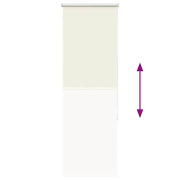 Roller Blind Blackout Off White 45x130 cm - Durable & Stylish