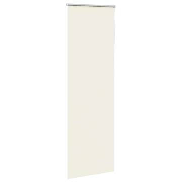 Roller Blind Blackout Off White 75x230 cm - Stylish Privacy Solution