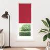  Roller Blind Blackout Red 85x210 cm Fabric Width 80.7 cm Polyester Colour red Size 85 x 210 cm 