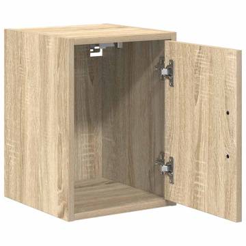 Garage Wall Cabinet - Sonoma Oak Engineered Wood | HipoMarket