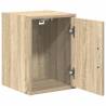 Garage Wall Cabinet - Sonoma Oak Engineered Wood | HipoMarket