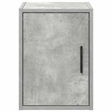 Garage Wall Cabinet - Concrete Grey Engineered Wood