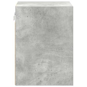 Garage Wall Cabinet - Concrete Grey Engineered Wood