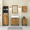 5 Piece Solid Wood Mango Bathroom Furniture Set | Hipomarket