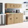 Garage Wall Cabinets 2 pcs Artisan Oak - Durable & Stylish