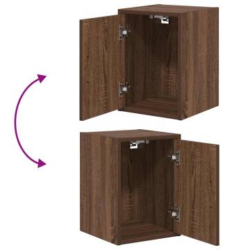 Garage Cabinets 2 pcs Brown Oak | Durable & Versatile Storage