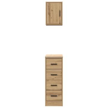 Garage Cabinets 2 pcs Artisan Oak | Organize Your Space